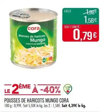 CORA Pousses de haricots mungo
