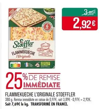 Promotion Exclusives de 1
Flammekueche : Découvrez l'Offre incontournable