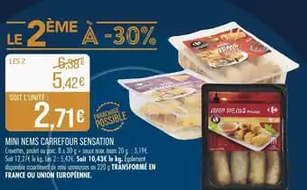 Carrefour Sensation Mini nems