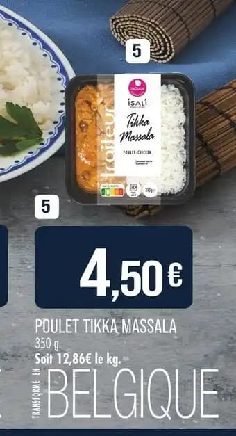 ISALI Poulet Tikka Massala