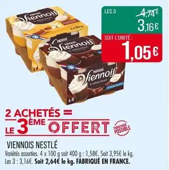 Promotion Exclusives de 2
Viennois : Découvrez l'Offre incontournable
