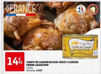 PIERRE LAGUILHON Confit de Canard du Sud-Ouest 4 Cuisses
