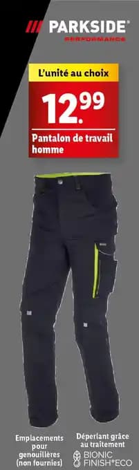 PARKSIDE® Pantalon de travail homme