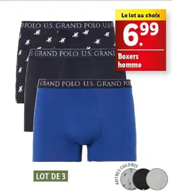 Promotion Exclusives de 21
Boxers : Découvrez l'Offre incontournable