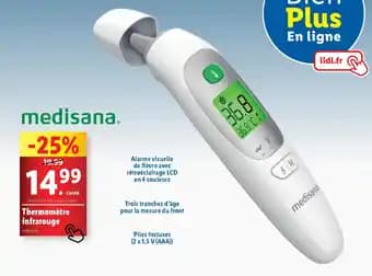 MEDISINA Thermomètre infrarouge