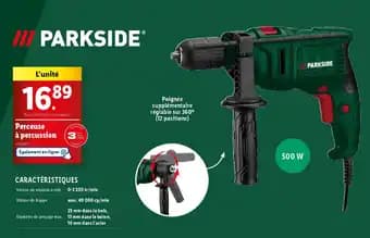 PARKSIDEⓇ Perceuse à percussion
