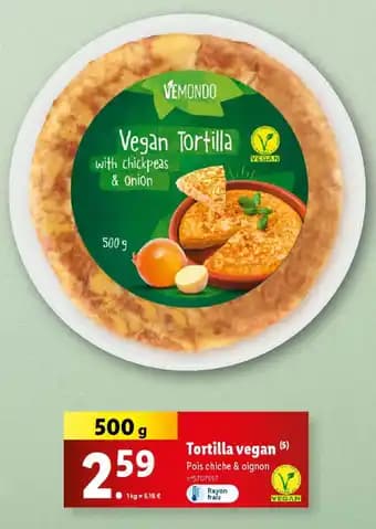 VEMONDO Tortilla vegan 500 g