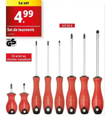 Promotion Exclusives de 4
Set de tournevis : Découvrez l'Offre incontournable