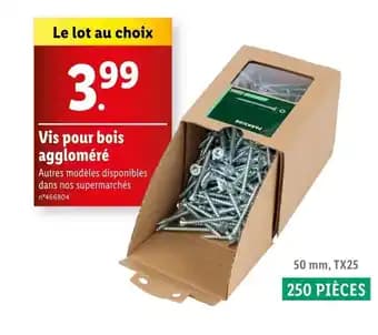 PARKSIDE Vis pour bois aggloméré