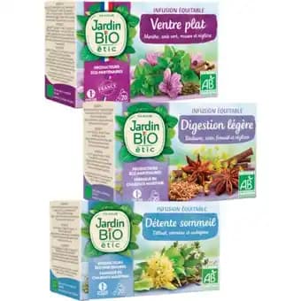 JARDIN BIO ÉTIC SUR TOUS LES THÉS ET INFUSIONS