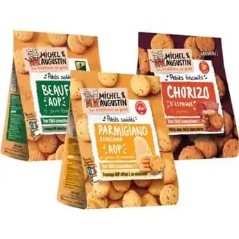 MICHEL ET AUGUSTIN SUR TOUTE L'ÉPICERIE SALÉE