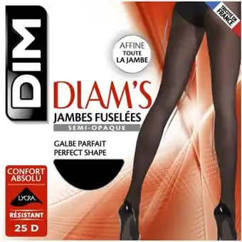 Collant Diam's Jambes Fuselées Semi-Opaque