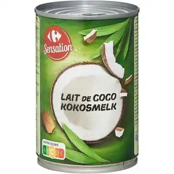CARREFOUR SENSATION Lait de coco