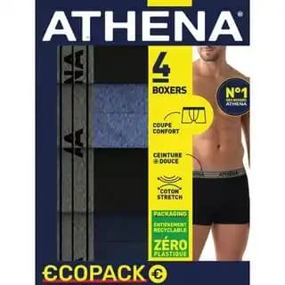 ATHENA Boxers homme Basic Coton