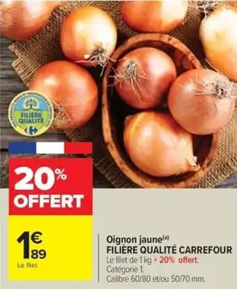 Promotion Exclusives de 4
Oignon jaune : Découvrez l'Offre incontournable