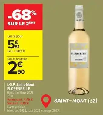 Florenbelle saint mont 75 cl