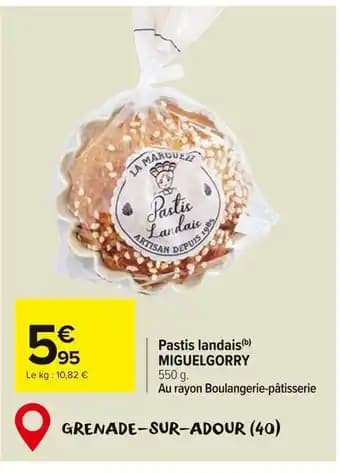 MIGUELGORRY Pastis landais 550 g