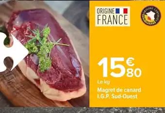 Magret de canard I.G.P. Sud-Ouest 1 kg