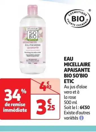 Promotion Exclusives de 2
So bio etic : Découvrez l'Offre incontournable