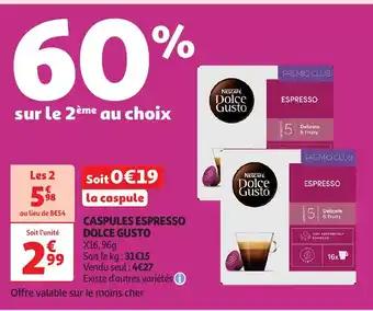 Promotion Exclusives de 19
Espresso : Découvrez l'Offre incontournable
