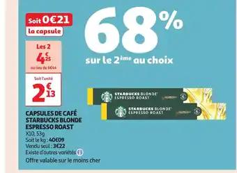 Promotion Exclusives de 5
Starbucks : Découvrez l'Offre incontournable