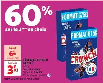 Promotion Exclusives de 1
Céréales crunch : Découvrez l'Offre incontournable