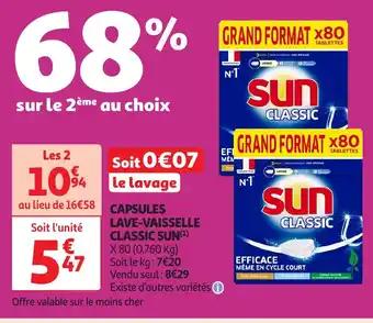 Promotion Exclusives de 10
Capsules lave vaisselle : Découvrez l'Offre incontournable