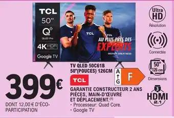 Promotion Exclusives de 13
TCL : Découvrez l'Offre incontournable