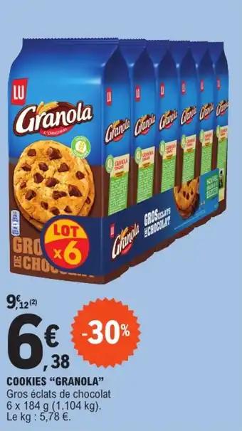 Promotion Exclusives de 4
Cookies granola : Découvrez l'Offre incontournable