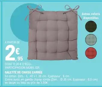 Promotion Exclusives de 37
De chaise : Découvrez l'Offre incontournable