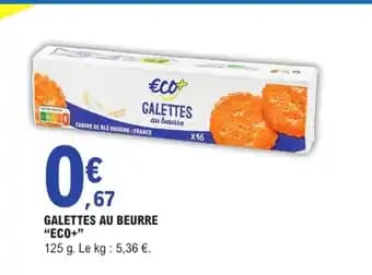 ECO+ Galettes au beurre