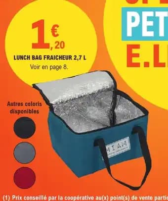 MIAM Lunch bag fraicheur 2,7 l