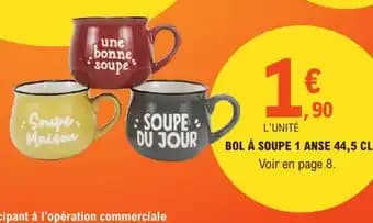 Promotion Exclusives de Bol à soupe : Découvrez l'Offre incontournable