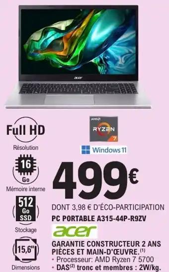 Promotion Exclusives de 2
Acer : Découvrez l'Offre incontournable