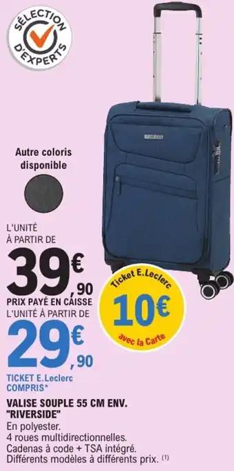 "RIVERSIDE" Valise souple