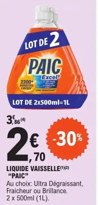 "PAIC" Liquide vaisselle 1 l