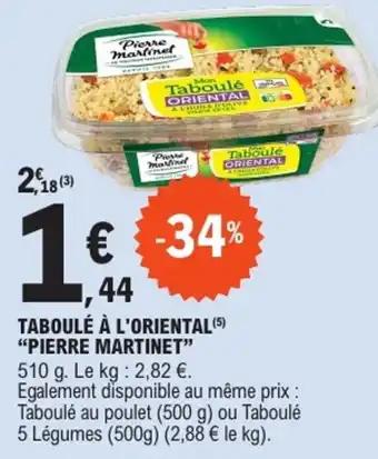Promotion Exclusives de 6
Taboulé : Découvrez l'Offre incontournable