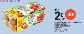 Promotion Exclusives de 22
Andros : Découvrez l'Offre incontournable