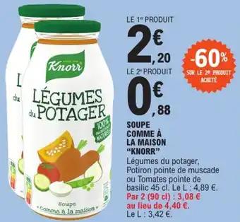"KNORR"Soupe comme à la maison