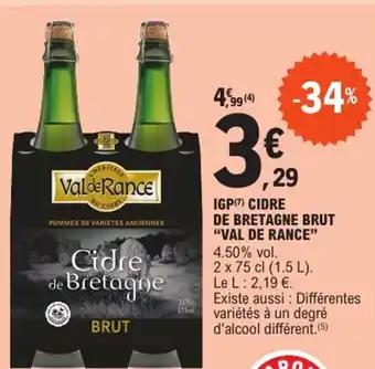 Promotion Exclusives de 4
Val de Rance : Découvrez l'Offre incontournable