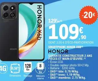 Promotion Exclusives de 1
Smartphone honor : Découvrez l'Offre incontournable