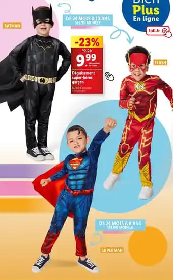 Déguisement super-héros garçon