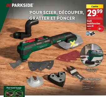 PARKSIDE Outil multifonction sans fil