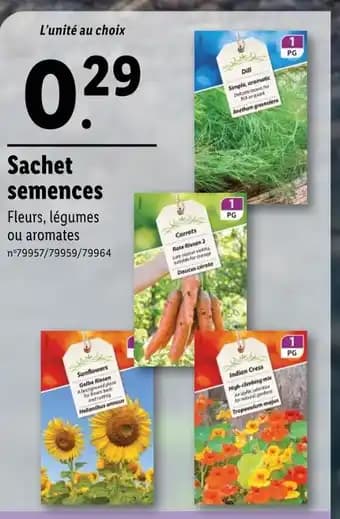 Promotion Exclusives de 4
Semences : Découvrez l'Offre incontournable