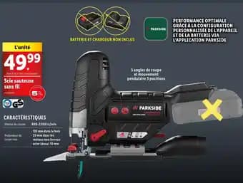 PARKSIDE Scie sauteuse sans fil