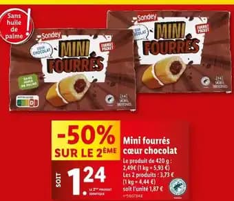 Promotion Exclusives de 2
Fourrés chocolat : Découvrez l'Offre incontournable