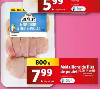 Promotion Exclusives de 18
Filet de poulet : Découvrez l'Offre incontournable