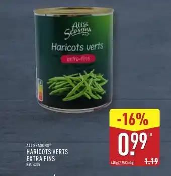 Promotion Exclusives de 15
Haricots verts : Découvrez l'Offre incontournable