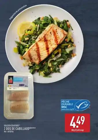 GOLDEN SEAFOOD 2 dos de cabillaud 200 g