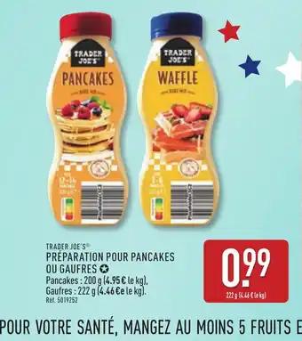 TRADER JOE'S Préparation pour pancakes ou gaufres 222 g